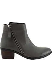 Bueno Camila Leather Dual Zip Booties