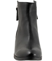 Bueno Camila Leather Dual Zip Booties