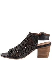 Bueno Candice Leather Laser Cut Out Sandals