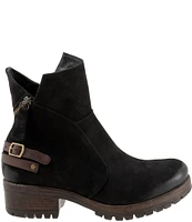 Bueno Fallon Nubuck Suede Zip Booties