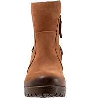 Bueno Fallon Nubuck Suede Zip Booties