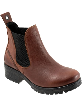 Bueno Florida Leather Chelsea Booties