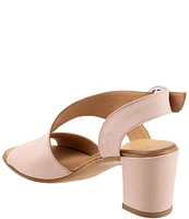 Bueno Nyomi Leather Block Heel Sandals