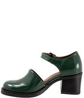 Bueno Rita Patent Leather Block Heel Shooties