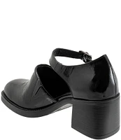 Bueno Rita Patent Leather Block Heel Shooties