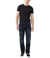 Buffalo David Bitton Driven-x Dark Wash Relaxed Straight Jeans