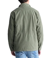 Buffalo David Bitton Jafom Long Sleeve Linen-Blend Field Jacket