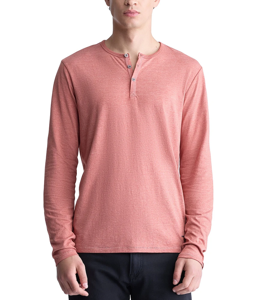 Buffalo David Bitton Kaduk Long Sleeve Henley T-Shirt