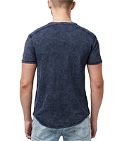 Buffalo David Bitton Kamiz V-Neck Short Sleeve Pocket T-Shirt