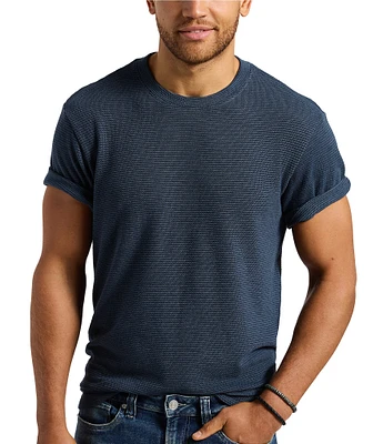 Buffalo David Bitton Karlton Textured Knit Crewneck T-Shirt