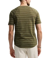 Buffalo David Bitton Klaus Short Sleeve Stripe Henley Shirt