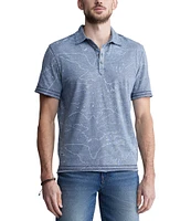 Buffalo David Bitton Komodo Short Sleeve Printed Polo Shirt