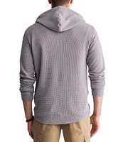 Buffalo David Bitton Long Sleeve Waffle Knit Kafoam Hoodie