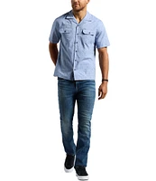 Buffalo David Bitton Short Sleeve Salaman Patterned Shirt