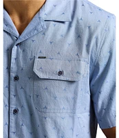 Buffalo David Bitton Short Sleeve Salaman Patterned Shirt