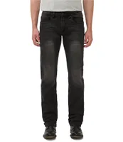 Buffalo David Bitton Six Straight Fit Sanded Jeans