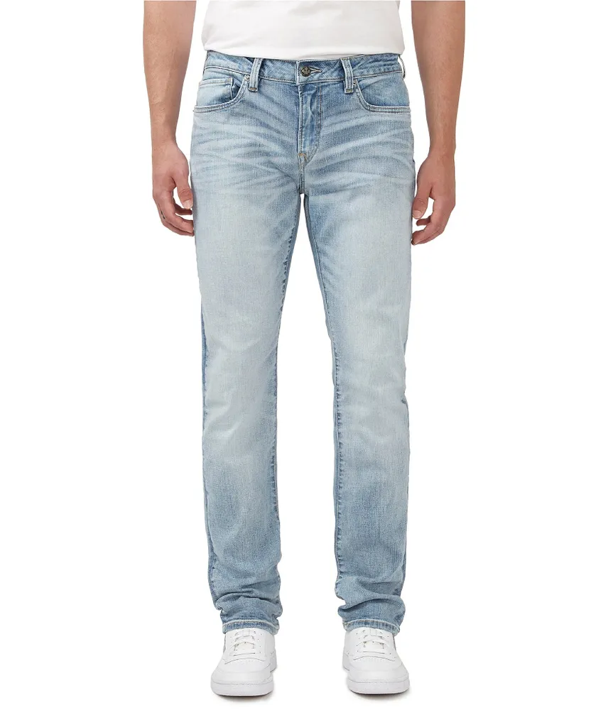 Buffalo David Bitton Slim Ash Mid Blue Jeans