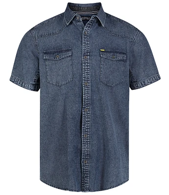 Buffalo David Bitton Somba Denim Button Down Shirt