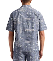 Buffalo David Bitton Sonix Printed Short Sleeve Woven Shirt