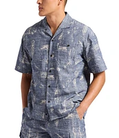 Buffalo David Bitton Sonix Printed Short Sleeve Woven Shirt