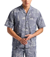 Buffalo David Bitton Sonix Printed Short Sleeve Woven Shirt