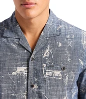 Buffalo David Bitton Sonix Printed Short Sleeve Woven Shirt