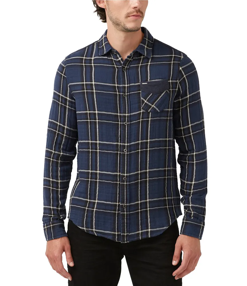 Buffalo David Bitton Sujay Long Sleeve Plaid Shirt