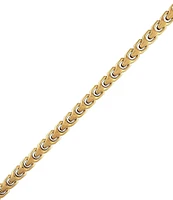 Bulova Men's Gold Tone Stainless Steel Chain Line Bracelet