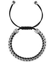 Bulova Men's Stainless Steel Chain Adjustable Bracelet