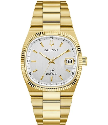 Bulova Men's Supseville Quartz Analog Gold Tone Stainless Steel Bracelet Watch