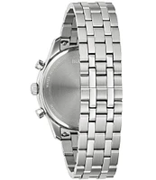 Bulova Men's Sutton Chronograph Silver Stainless Steel Bracelet Watch