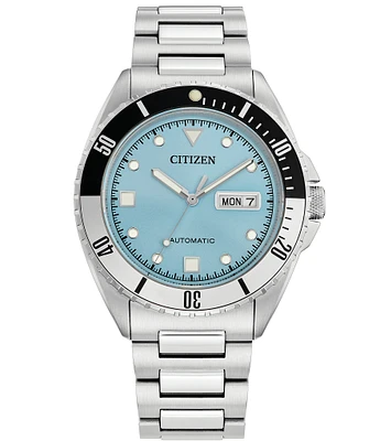 Citizen Men's Wr100 Automatic Stainless Steel Bracelet Watch