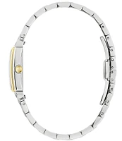 Bulova Women's Sutton Quartz Analog Two Tone Stainless Steel Bracelet Watch