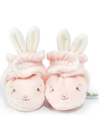 Bunnies By The Bay Baby Girls Newborn-6 Months Hoppy Feet Bootie Slippers