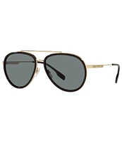 Burberry Men's BE3125 Oliver 59mm Pilot Sunglasses