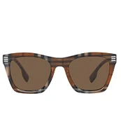 Burberry Men's BE4348 Cooper 52mm Square Sunglasses