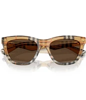 Burberry Women's BE4435 53mm Printed Cat Eye Sunglasses