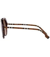 Burberry Women's Omen's 55mm Tortoise Geometric Sunglasses