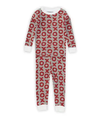 Burt's Bees Baby 12-24 Months X's & O's Long Sleeve T-Shirt & Pajama Pants Set