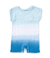 Burt's Bees Baby Boys Newborn-24 Months Sleeveless Dip-Dye Shortall