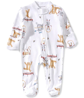 Burt's Bees Baby Boys Long Sleeves Jungle Gym Sleep & Play Footie