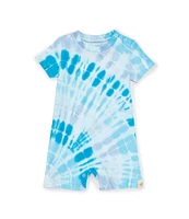 Burt's Bees Baby Girls Newborn-24 Months Short-Sleeve Tie-Dye Romper