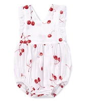 Burt's Bees Baby Girls Newborn-24 Months Sleeveless Cherry Pickin' Bodysuit