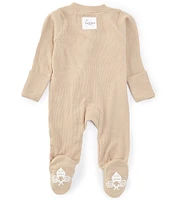 Burt's Bees Baby Newborn-9 Months Long-Sleeve Solid Footed Coverall