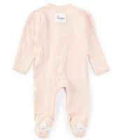 Burt's Bees Baby Newborn-9 Months Long-Sleeve Solid Footed Coverall