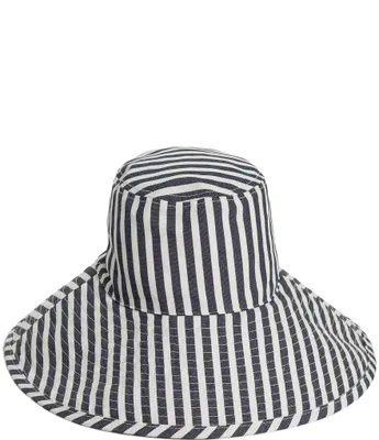 business & pleasure Lauren's Stripe Wide Brim Bucket Hat