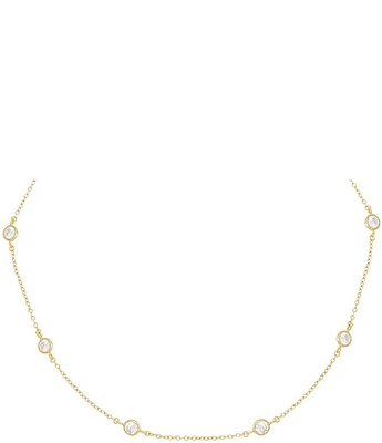 By Adina Eden Diamond By The Yard Choker Necklace