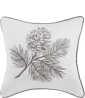 C&F Home Pinecone Spring Embroidered Throw Pillow