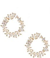 C by Cezanne CZ C Hoop Earrings