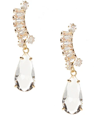 C by Cezanne CZ Drop Earrings